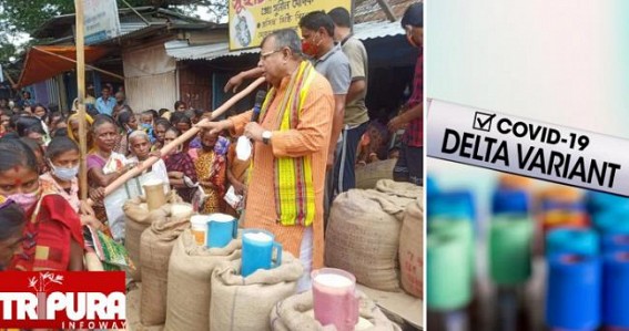Mass Gatherings Costed State with a hit of Delta Plus Strain : Ratan Lal Nath's hypes on Tripura No-1 in Vaccination resulted in 'Red-Alert' state after long-period's Curfew Mass Gatherings Costed State with a hit of Delta Plus Strain : Ratan Lal Nath's hypes on Tripura No-1 in Vaccination resulted in 'Red-Alert' state after long-period's Curfew